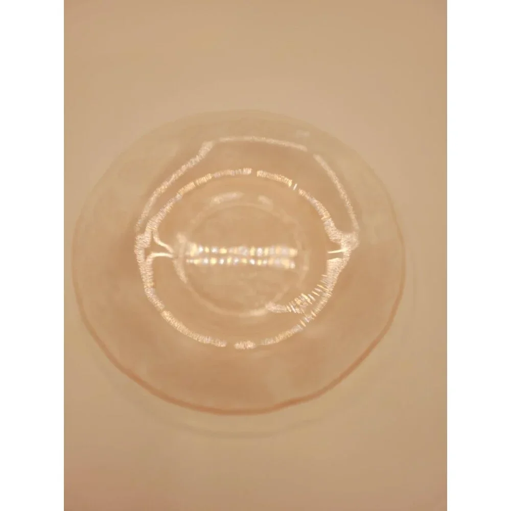 Set of 3 Vintage Macbeth Evans Dogwood Pink Depression Glass‎ Saucers 6